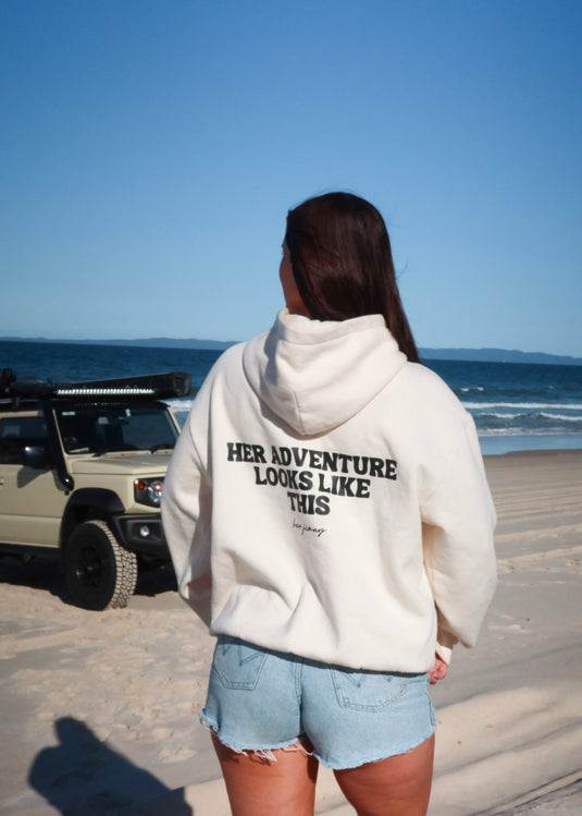 Her Jimny Hoodie - Cream
