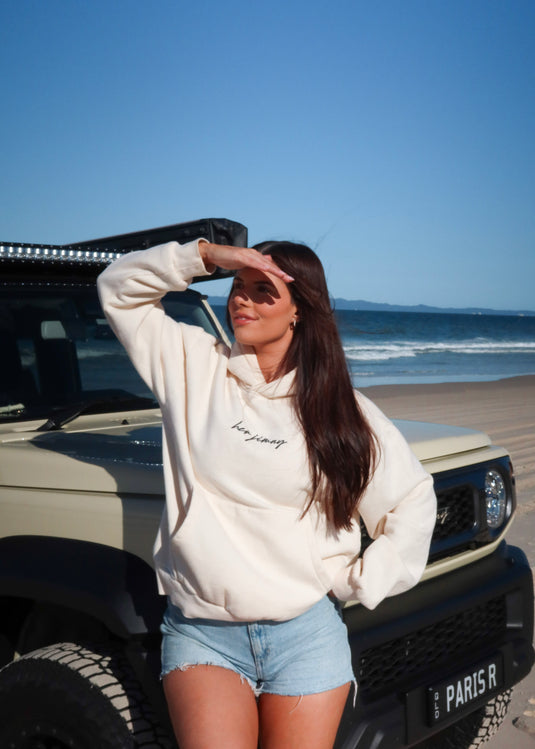 Her Jimny Hoodie - Cream
