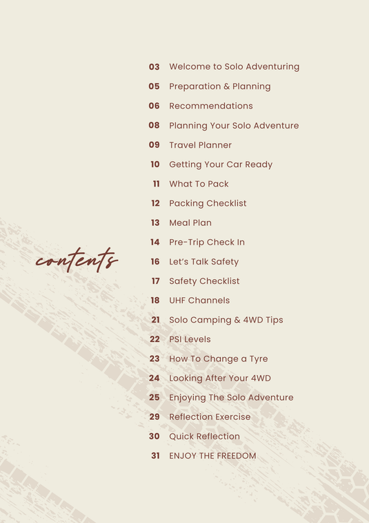 Her Guide To Solo Adventures - E-Book