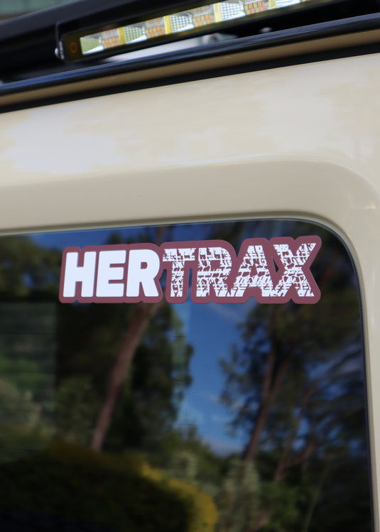 Her Trax Bubble Sticker